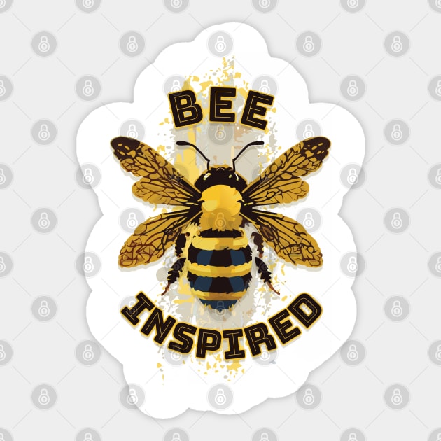 Bee Inspired Sticker by Godserv